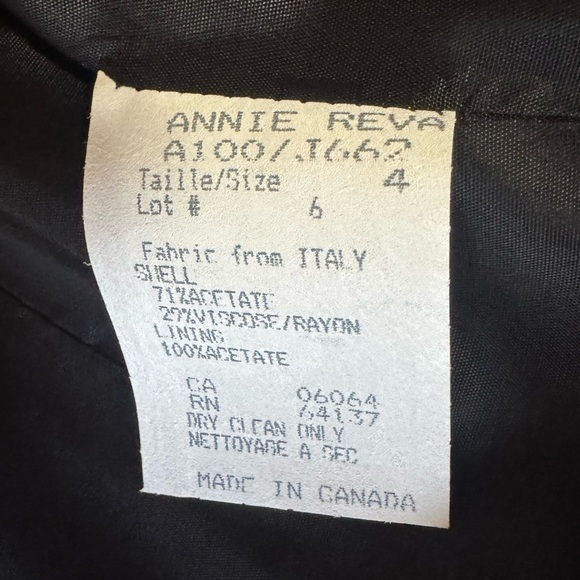 Caché Annie Reva Black Corset Jacket + Skirt Size 4 Steampunk Gothic Victorian - Picture 12 of 13